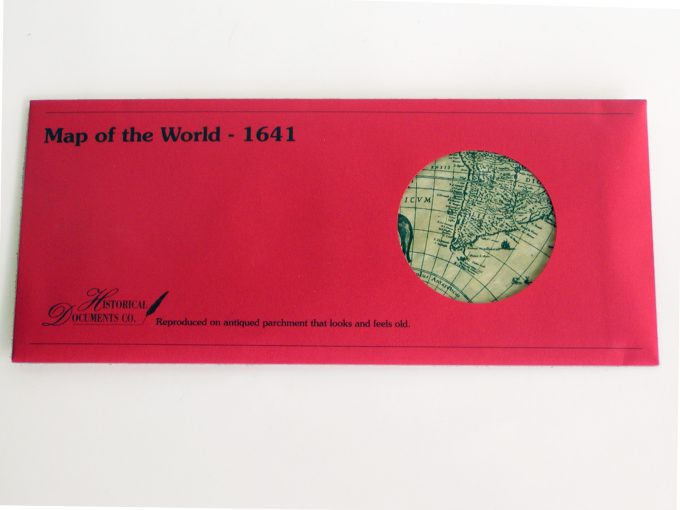 Map of the World Historic Reproduction