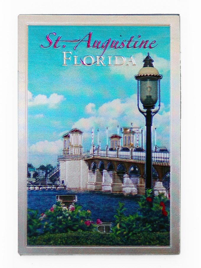 Bridge of Lions Foil Magnet