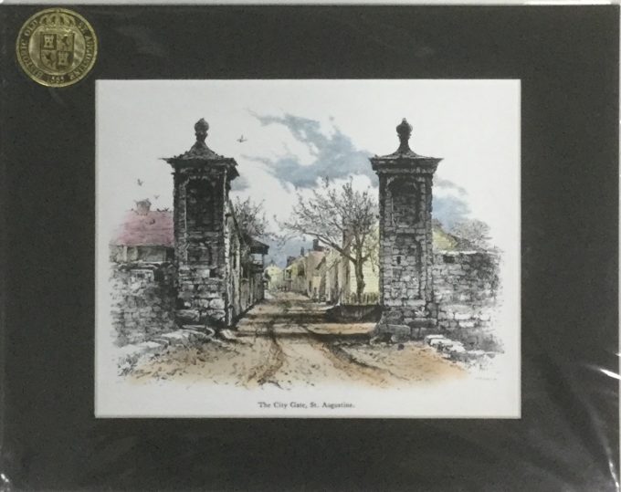 City Gate Matted Print Medium