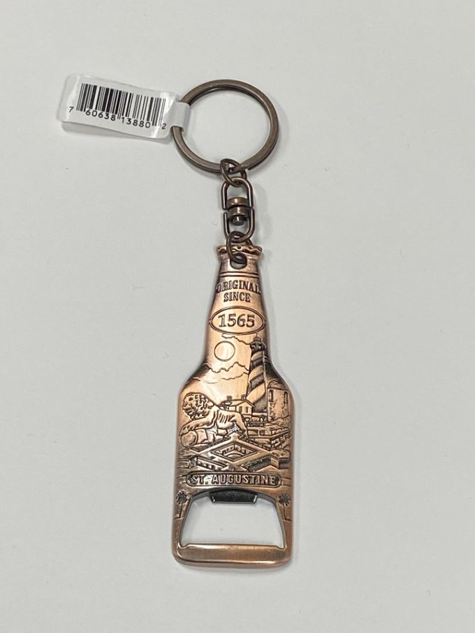 Key Ring - SA Bottle Opener Copper Toned
