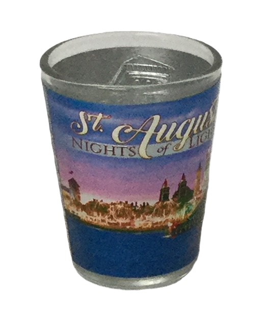 St. Augustine Nights of Lights Shot Glass