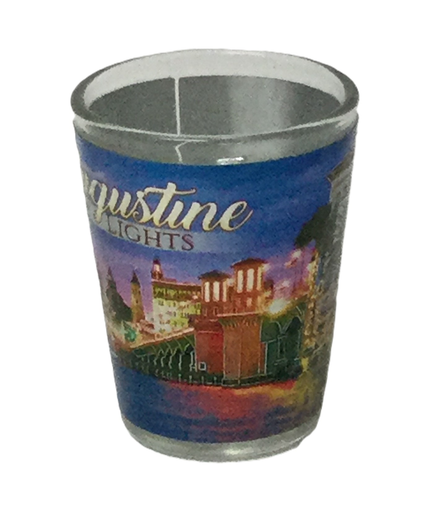 St. Augustine Nights of Lights Shot Glass - Image 2