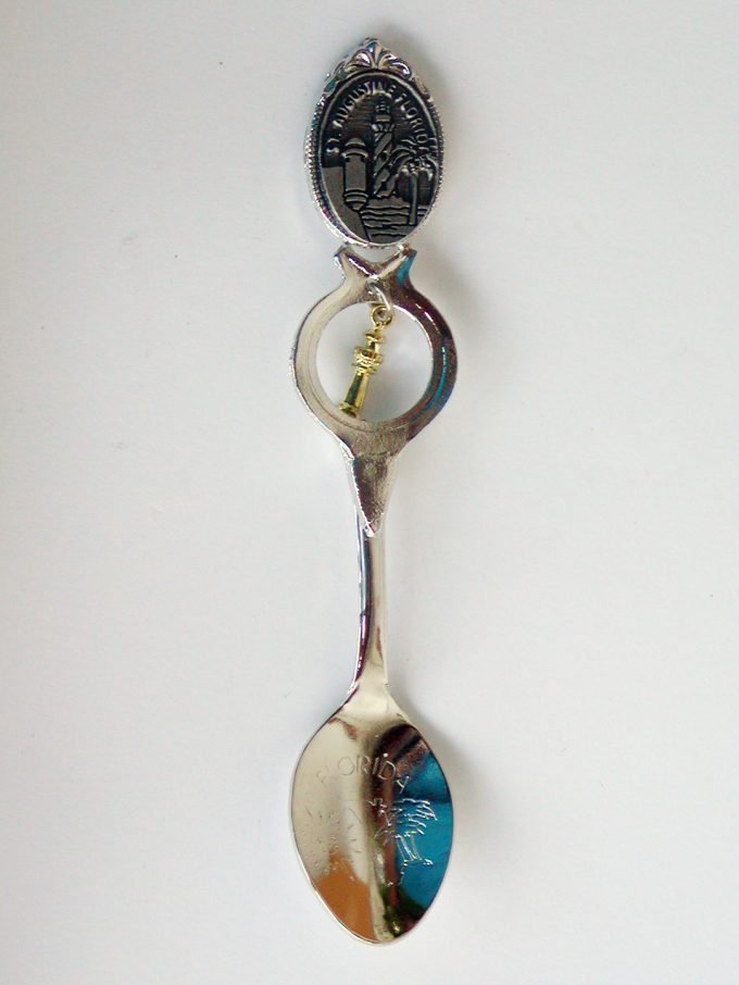 Pewter-top Spoon with Lighthouse Dangle