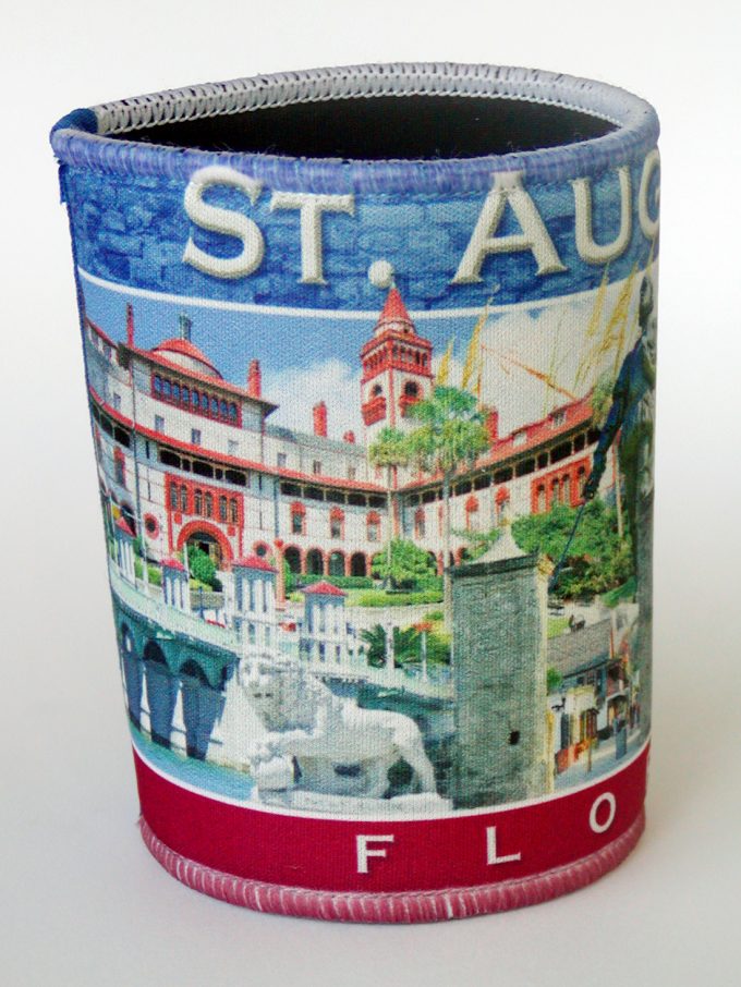 St. Augustine Blue Signature Series Can or Bottle Koozie