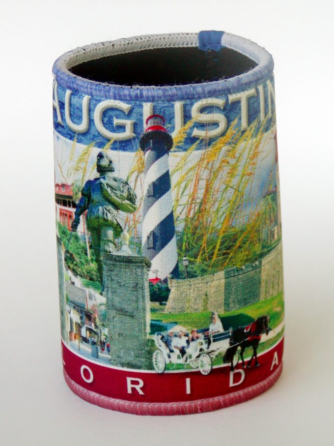 St. Augustine Blue Signature Series Can or Bottle Koozie