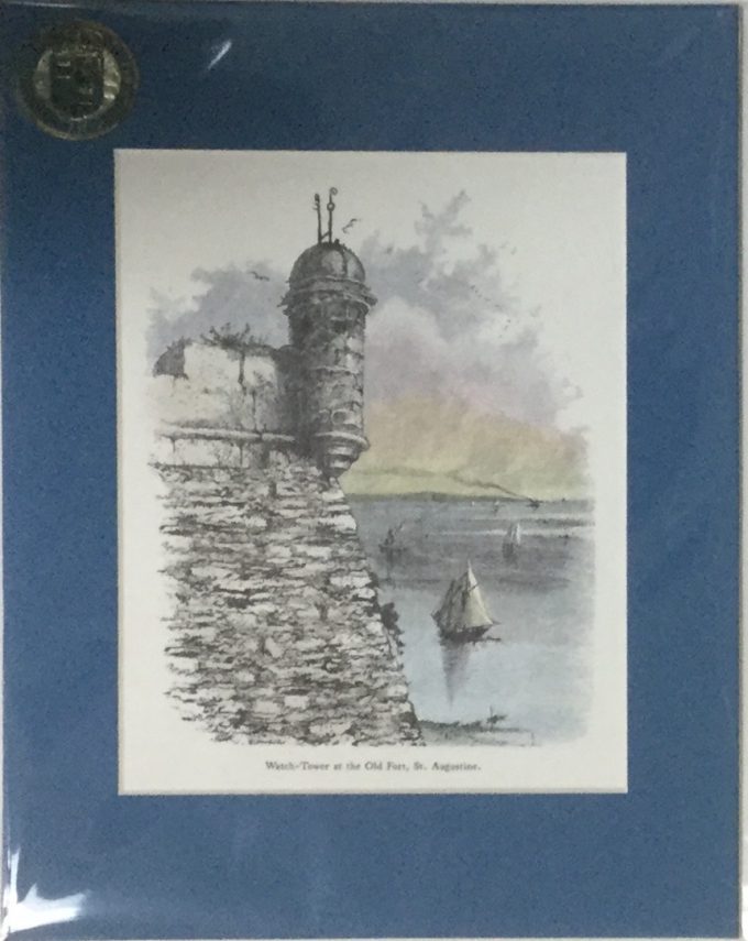Watchtower Matted Print, Medium