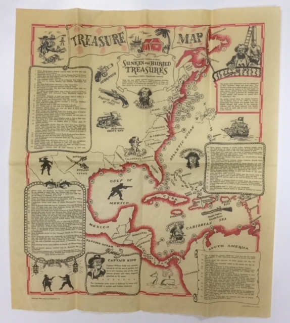 Buried Treasure Map of Louisiana.: Geographicus Rare Antique Maps