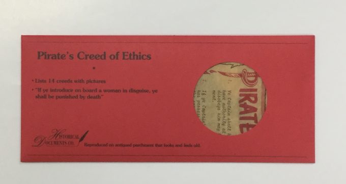 Pirate's Creed of Ethics