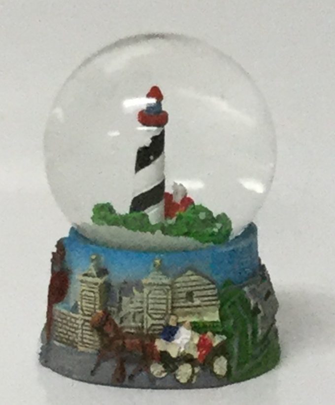 St. Augustine Collage Poly Resin Snow Globe 45mm