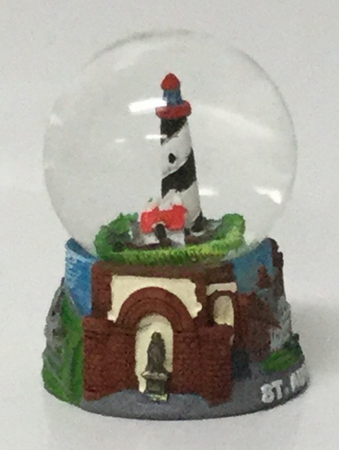 St. Augustine Collage Poly Resin Snow Globe 45mm