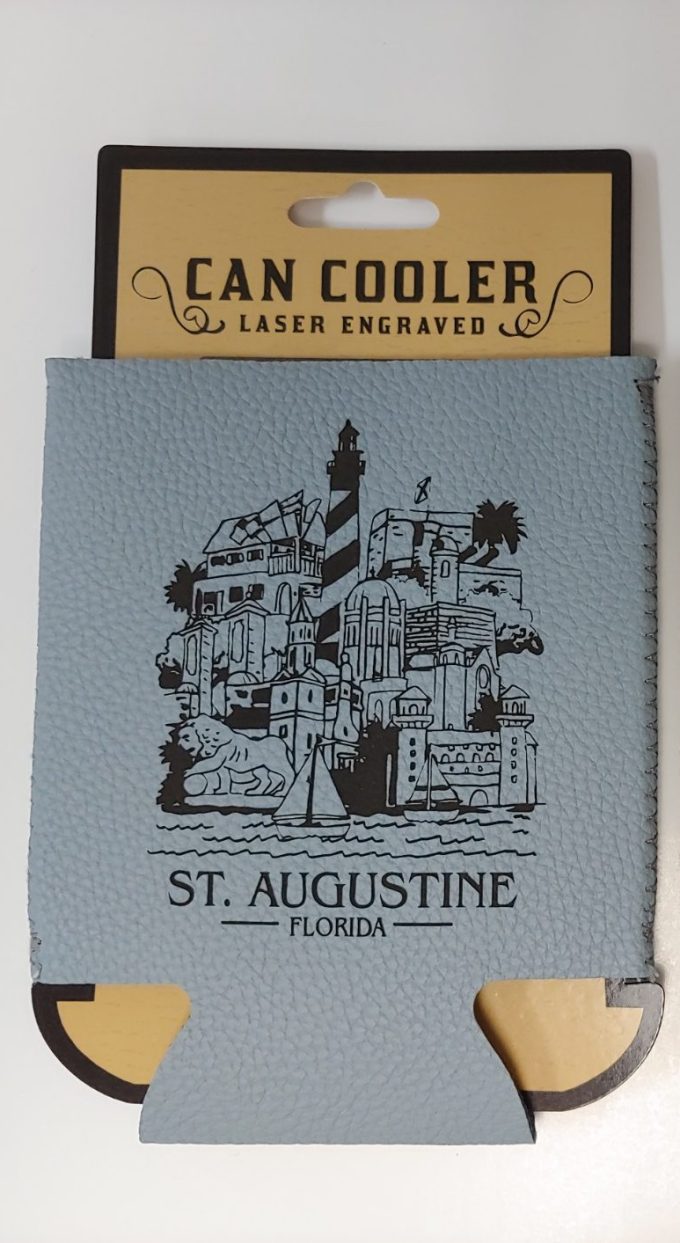 SA Leather Can Cooler
