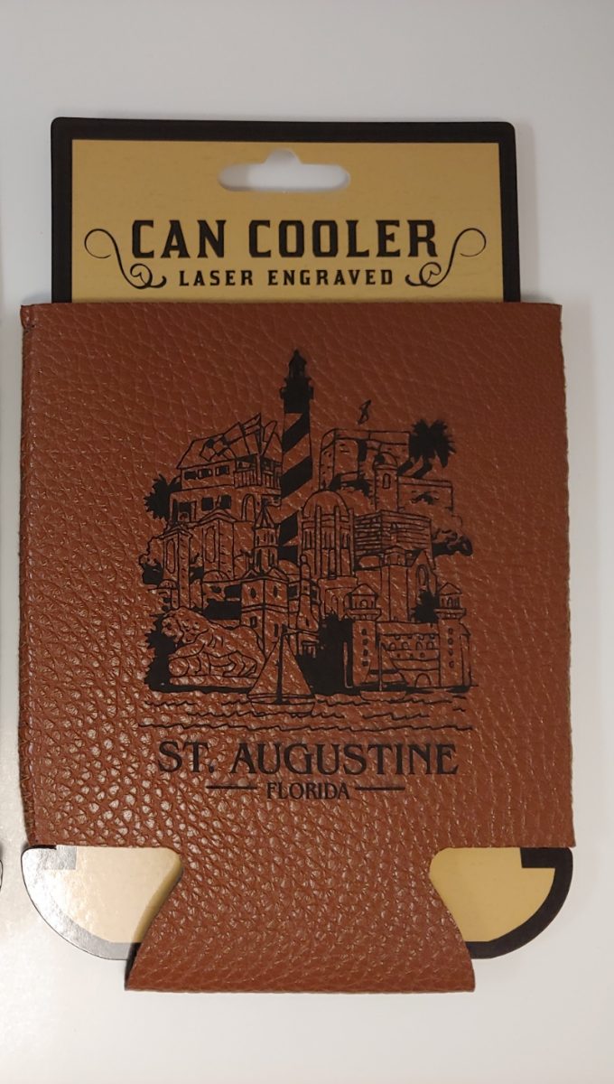 SA Leather Can Cooler