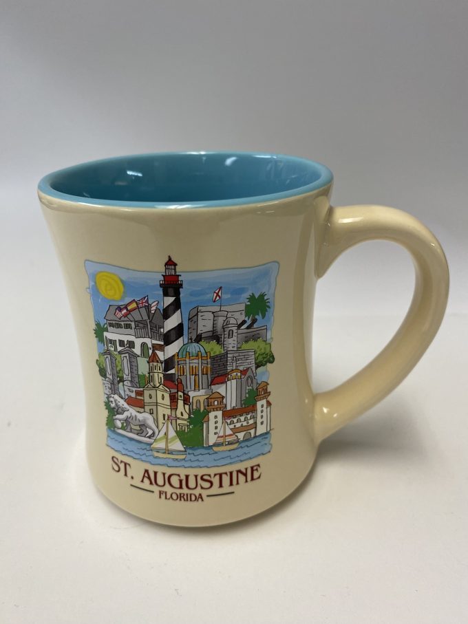 St. Augustine Watercolor Skyline Mug