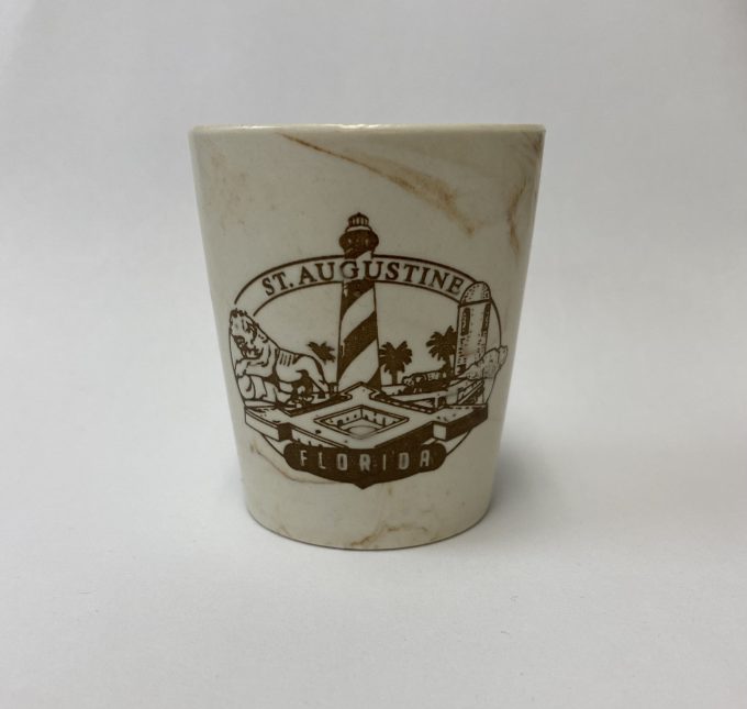 St. Augustine Brown Marble Shot Glass