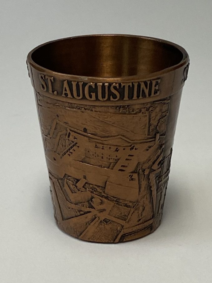 St. Augustine Metal Shot Glass Copper