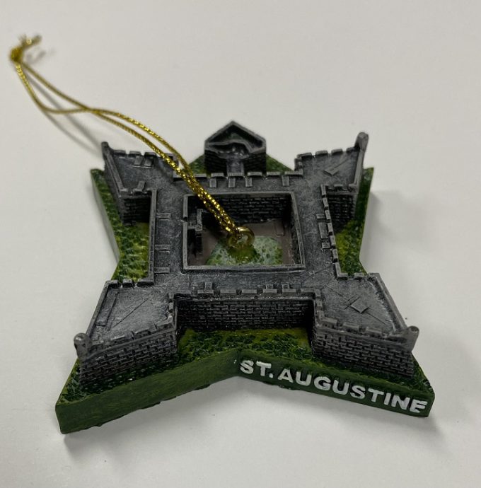 Castillo de San Marcos Resin Ornament