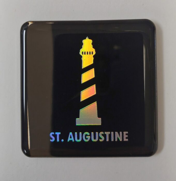 St. Augustine Lighthouse Iridescent Magnet