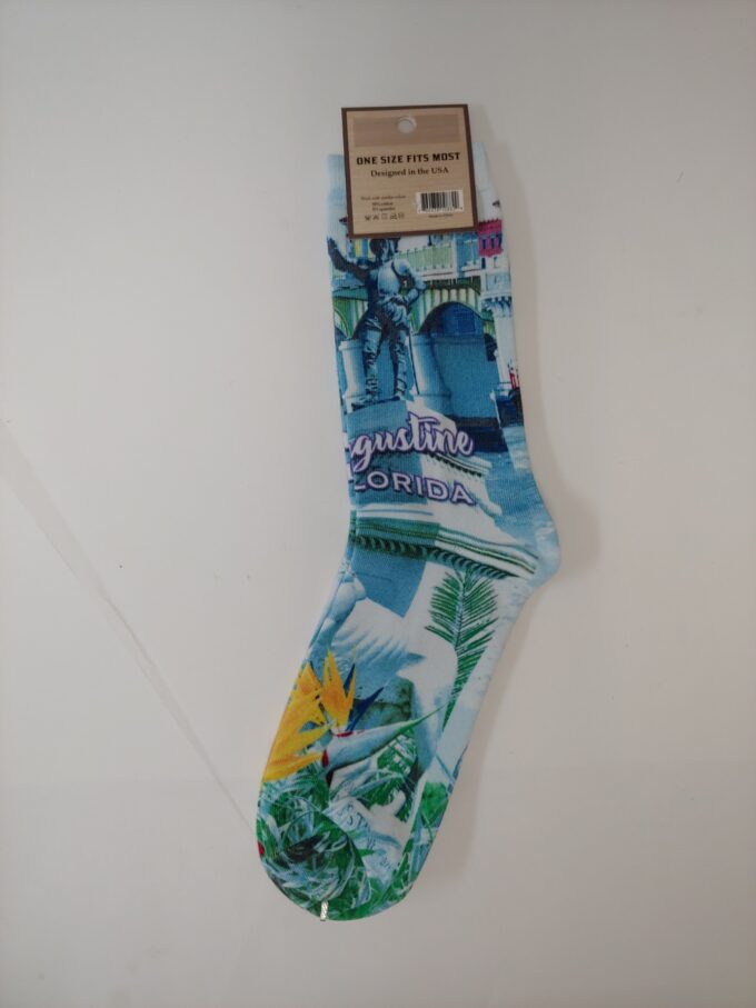 St. Augustine Photo Montage Socks
