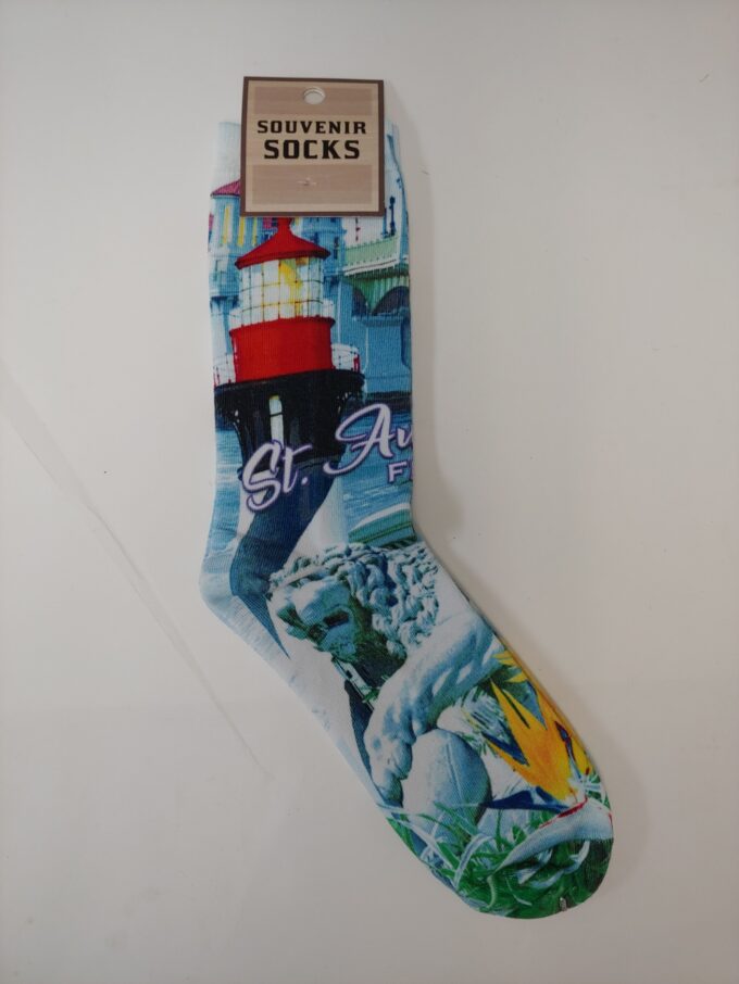 St. Augustine Photo Montage Socks
