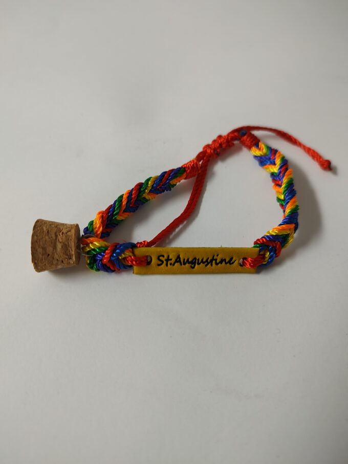 St. Augustine Bracelet in a Bottle