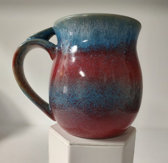 St. Augustine City Gate Thumb Grip Pottery Mug