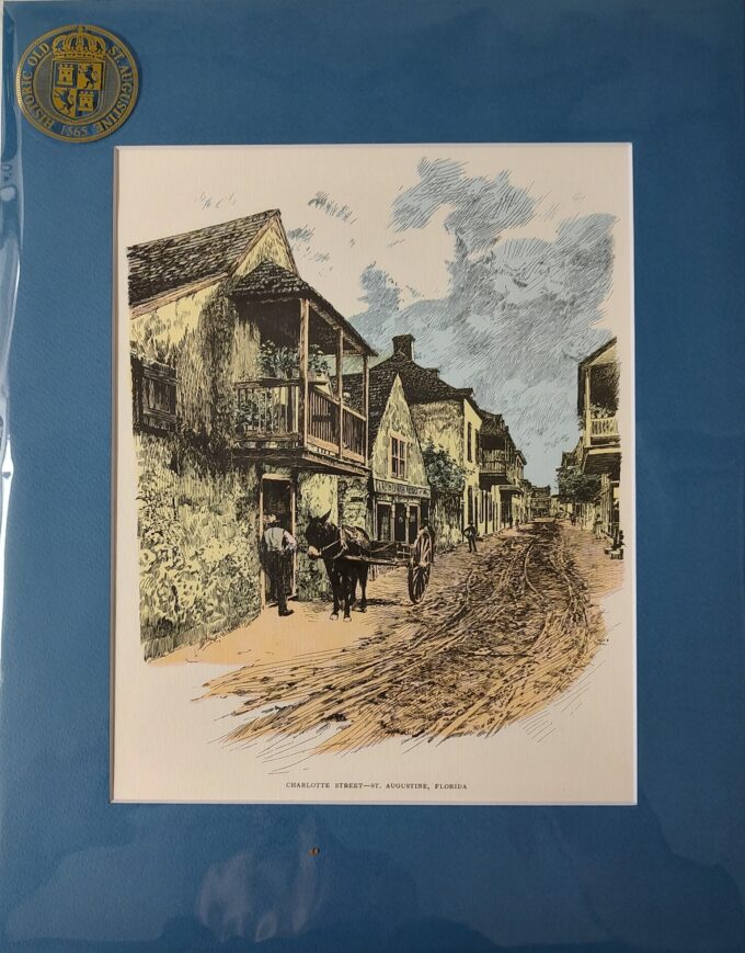 Charlotte Street Matted Print, Medium