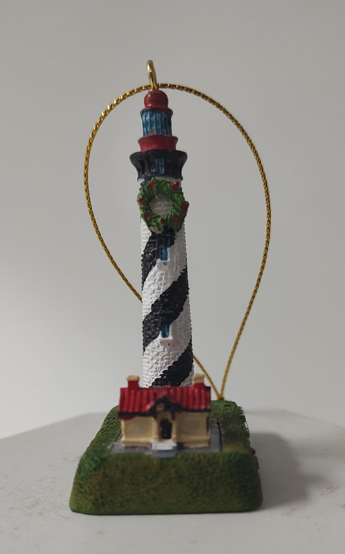 St. Augustine Lighthouse Resin Ornament