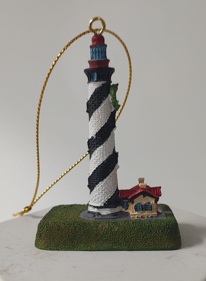 St. Augustine Lighthouse Resin Ornament