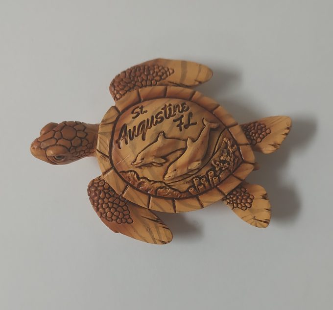 St. Augustine Turtle Sculpture Magnet