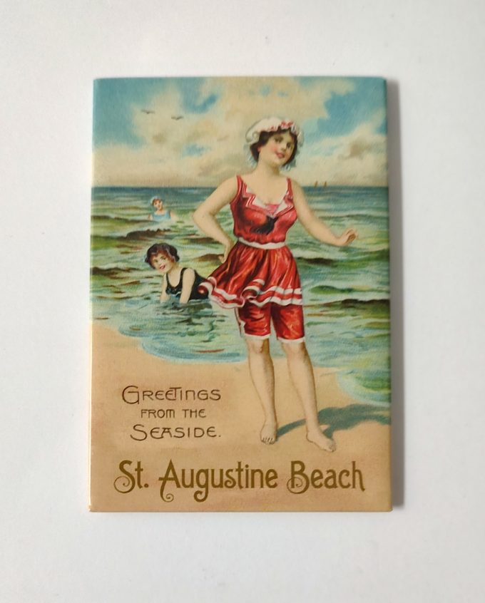 St. Augustine Seaside Greeting Tinplate Magnet
